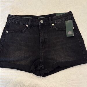 Wild Fable Black Jean Shorts High-Waisted Stretchy
